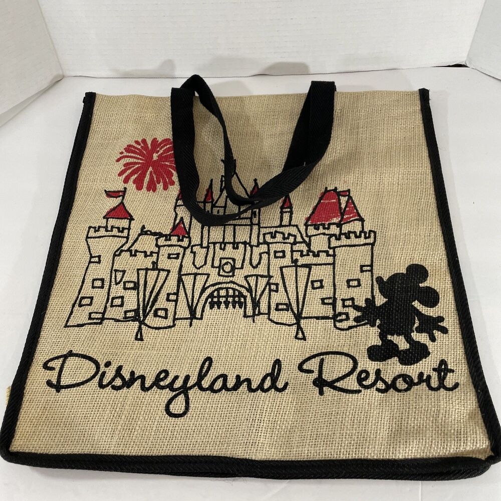 Authentic DisneyLand Resort Burlap Bag - Picture 2 of 2